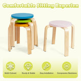 NNECW 5 Pieces Kids Table &amp Chair Set for Kids Room-Multicolour