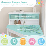 NNECW Kids Corner Desk & Chair Set for Children Aged 3+ Years Old