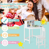 NNECW Kids Corner Desk & Chair Set for Children Aged 3+ Years Old