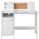 NNECW Kids Desk and Chair Set with Hutch & Bulletin Board