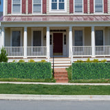 NNECW 12 Pieces Artificial Plant Vertical Garden Wall Panels