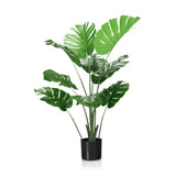 NNECW 1.2M Artificial Monstera Deliciosa Tree for Home Office-2 pieces