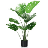 NNECW 1.2M Artificial Monstera Deliciosa Tree for Home Office-1 piece