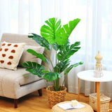 NNECW 1.2M Artificial Monstera Deliciosa Tree for Home Office-2 pieces