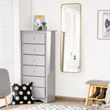 NNECW Full Length Wall Mounted Mirror with Gold Steel Frame for Bedroom