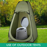NNEIDS Outdoor Portable Toilet 6L Camping Potty Caravan Travel Camp Boating