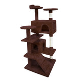 NNEIDS  1.3M Cat Scratching Post Tree Gym House Condo Furniture Scratcher Tower