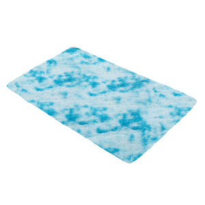 NNEIDS Floor Rug Shaggy Rugs Soft Large Carpet Area Tie-dyed Maldives 140x200cm