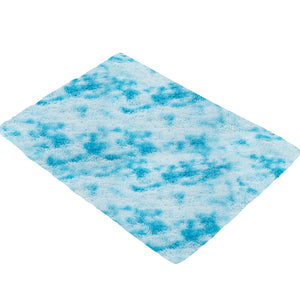 NNEIDS Floor Rug Shaggy Rugs Soft Large Carpet Area Tie-dyed Maldives 200x300cm