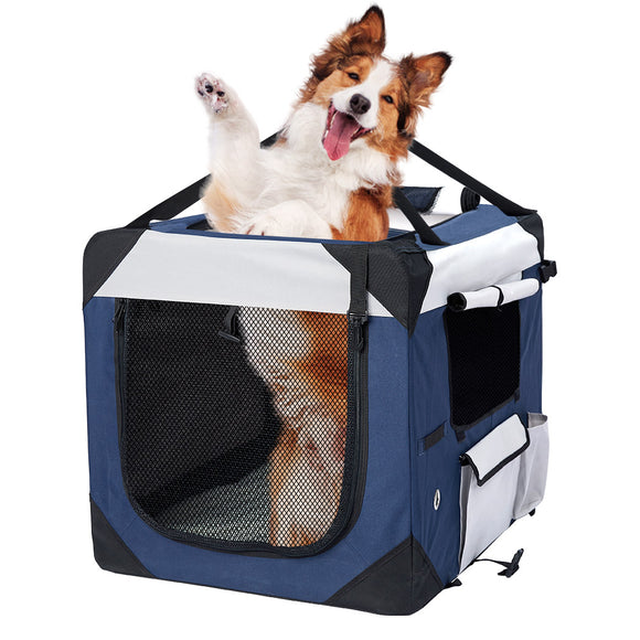 NNEIDS Pet Carrier Bag Dog Puppy Spacious Outdoor Travel Hand Portable Crate 2XL