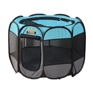 NNEIDS Dog Playpen Pet Play Pens Foldable Panel Tent Cage Portable Puppy Crate 48"
