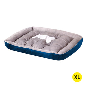 NNEIDS Pet Bed Dog Beds Bedding Mattress Mat Cushion Soft Pad Pads Mats XL Navy