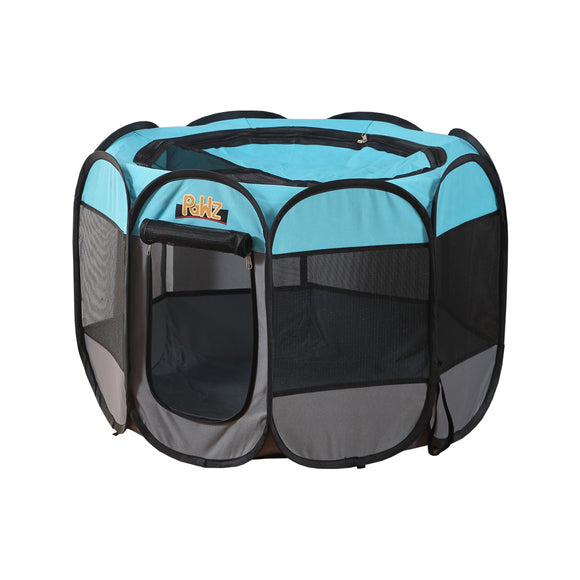 NNEIDS Dog Playpen Pet Play Pens Foldable Panel Tent Cage Portable Puppy Crate 30
