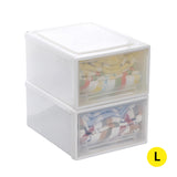 NNEIDS Storage  Drawers Set Cabinet Tools Organiser Box Chest Drawer Plastic Stackable L
