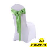 NNEIDS 20x Chair Sashes Cloth Cover Wedding Party Event Decoration Table Runner