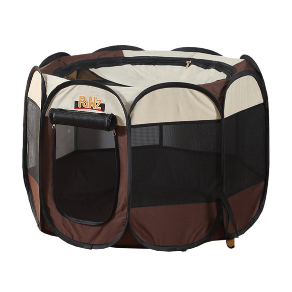 NNEIDS Dog Playpen Pet Play Pens Foldable Panel Tent Cage Portable Puppy Crate 52