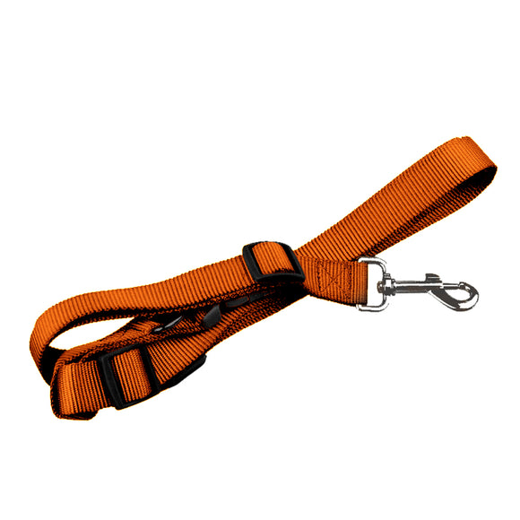 NNEIDS Adjustable Dog Hands Free Leash Waist Belt Buddy Jogging Walking Running Orange