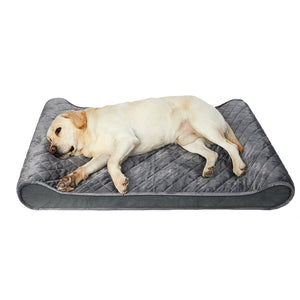 NNEIDS  Pet Bed Orthopedic Dog Beds Bedding Soft Warm Mat Mattress Nest Cushion L