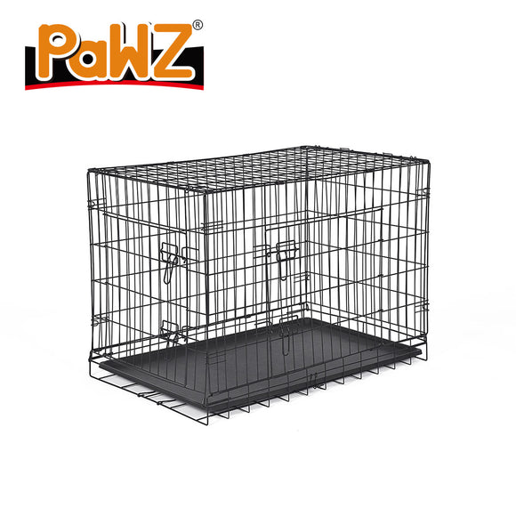 NNEIDS Pet Dog Cage Crate Kennel Portable Collapsible Puppy Metal Playpen 48