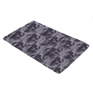 NNEIDS Floor Rug Shaggy Rugs Soft Large Carpet Area Tie-dyed Midnight City 140x200cm