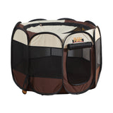 NNEIDS Dog Playpen Pet Play Pens Foldable Panel Tent Cage Portable Puppy Crate 42"