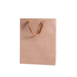 NNEIDS 50x Brown Paper Bag Kraft Eco Recyclable Gift Carry Shopping Retail Bags Handles