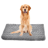NNEIDS Pet Bed Dog Beds Bedding Soft Warm Mattress Cushion Pillow Mat Velvet L