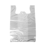 NNEIDS 300pcs Plastic Singlet Bags Carry Bag Grocery Shopping Checkout 30x52x18cm Large