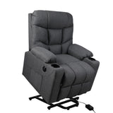 NNEIDS Recliner Chair Electric Lift Chairs Armchair Lounge Fabric Sofa USB Charge