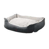 NNEIDS Pet Bed Mattress Dog Cat Pad Mat Puppy Cushion Soft Warm Washable L Grey