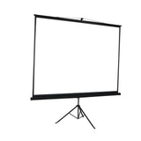 NNEIDS 100 Inch Projector Screen Tripod Stand Home Pull Down Outdoor Screens Cinema 3D