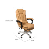 NNEIDS Gaming Chair Office Computer Seat Racing PU Leather Executive Footrest Racer