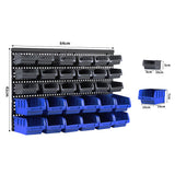 NNEIDS 30 Tool Storage Bins Tool box Wall Mounted Organiser Parts Garage Workshop Boxes