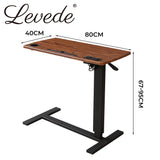 NNEIDS Standing Desk Height Adjustable Sit Stand Office Computer Table Foldable