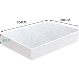 NNEIDS Fitted Waterproof Breathable Bamboo Mattress Protector Super King Size