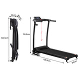 NNEIDS Electric Treadmill Home Gym Exercise Run Machine Walk Fitness Equipment Compact