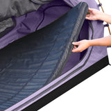 NNEIDS Double King Swag Camping Swags Canvas Dome Tent Hiking Mattress Purple