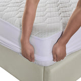 NNEIDS Mattress Protector Topper Bamboo Pillowtop Waterproof Cover Double