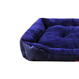 NNEIDS Pet Bed Mattress Dog Cat Pad Mat Cushion Soft Winter Warm Large Blue