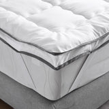 NNEIDS Bedding Luxury Pillowtop Mattress Topper Mat Pad Protector Cover Single