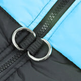 NNEIDS Dog Winter Jacket Padded Waterproof Pet Clothes Windbreaker Coat M Blue