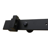 NNEIDS 2.44M Style Single Sliding Barn Door Hardware Track Roller Kit