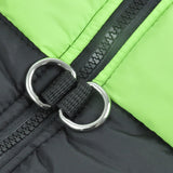 NNEIDS Dog Winter Jacket Padded  Pet Clothes Windbreaker Vest Coat 5XL Green