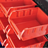 NNEIDS 30 Bins Garage Workshop Wall Mounted Tool Box Small Parts Storage Organiser Rack
