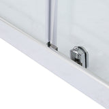 NNEIDS Bath Shower Enclosure Screen Seal Strip Glass Shower Door 1500x1900mm
