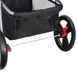 NNEIDS Pet Stroller 3 Wheels Dog Cat Cage Puppy Pushchair Travel Walk Carrier Pram