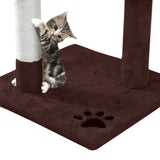 NNEIDS  1.1M Cat Scratching Post Tree Gym House Condo Furniture Scratcher Tower