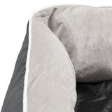 NNEIDS Pet Bed Mattress Dog Cat Pad Mat Puppy Cushion Soft Warm Washable L Grey