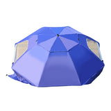 NNEIDS Outdoor Umbrella Beach Umbrellas Sun Shade Weather Patio Garden Shelter 2M Blue