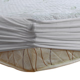 NNEIDS Fully Fitted Waterproof Breathable Bamboo Mattress Protector Double Size